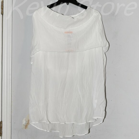 Cristina B Ladies' Sleeveless Blouse Double‎ layer tunic Hi-low hem - Picture 7 of 7